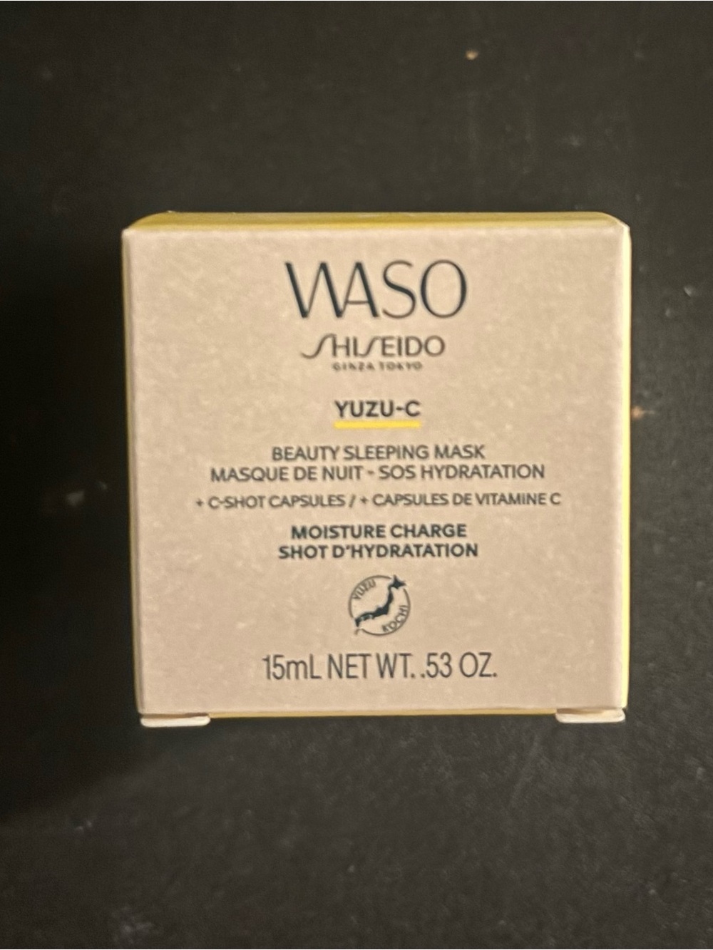 Shiseido WASO Yuzu-C Beauty Sleeping Mask - Pale Yellow Box